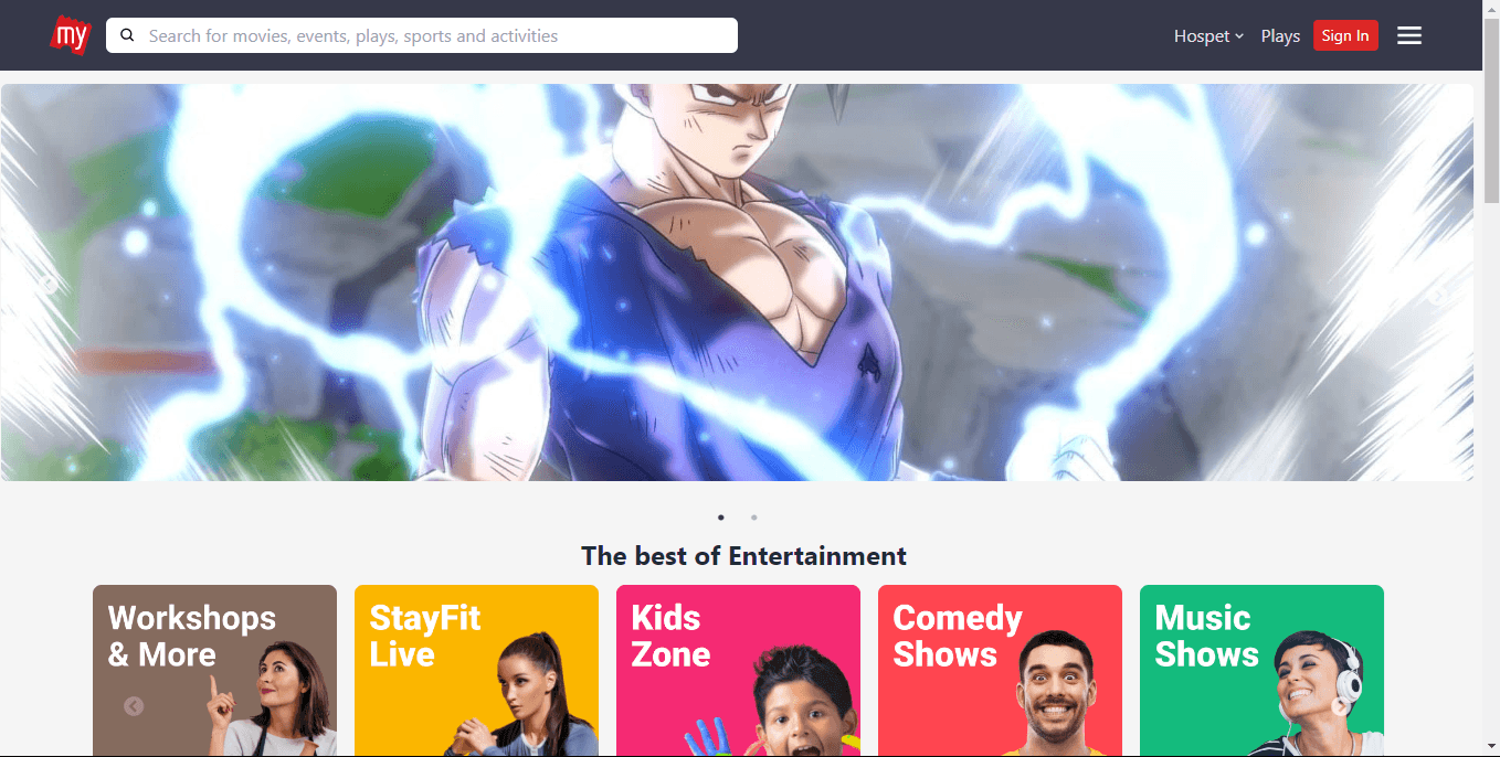 Book My Show Clone